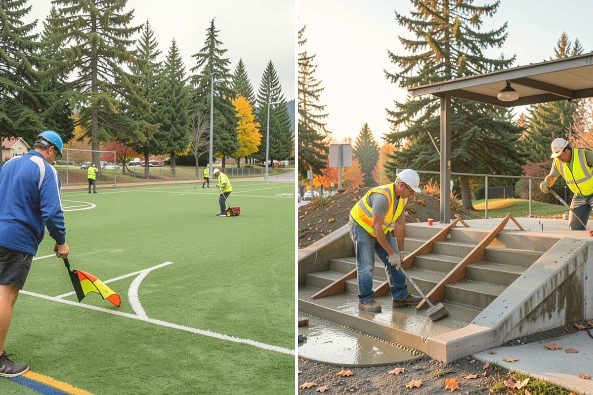 Fence Repairs in Snohomish, Snohomish County, WA - Inspect the damage and identify materials and failure cause