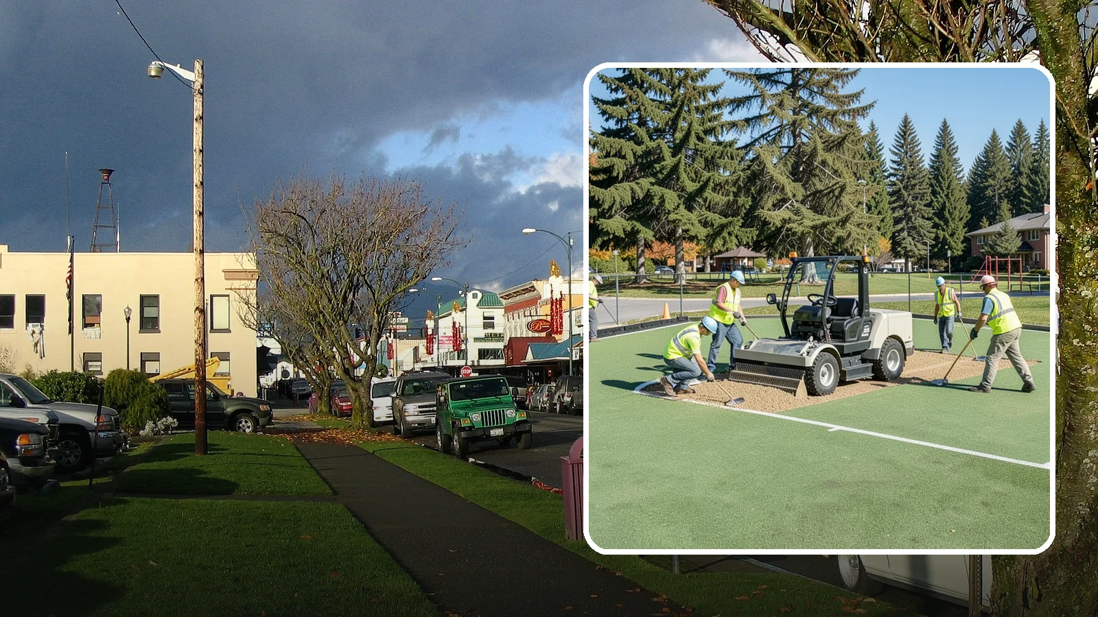Field Laser Grading in Arlington, Snohomish County, WA - Precision laser grading that reestablishes engineered slopes for positive drainage and level play.