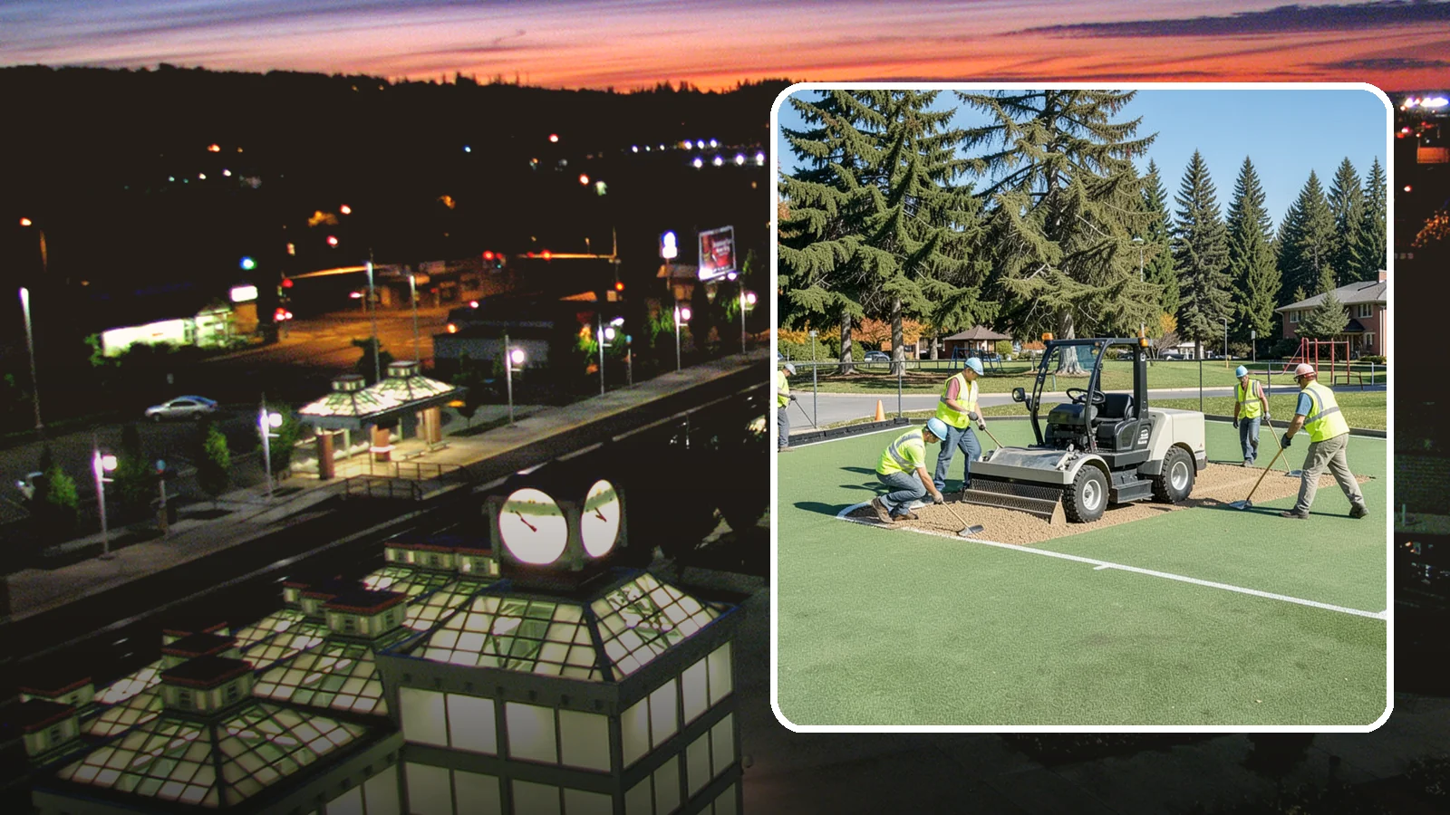 Field Laser Grading in Auburn, King County, WA - Precision laser grading that reestablishes engineered slopes for positive drainage and level play.