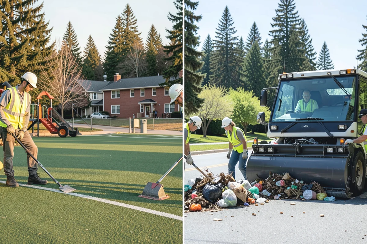 Field Laser Grading in Bonney Lake, Pierce County, WA - Topographic survey of the existing field surface