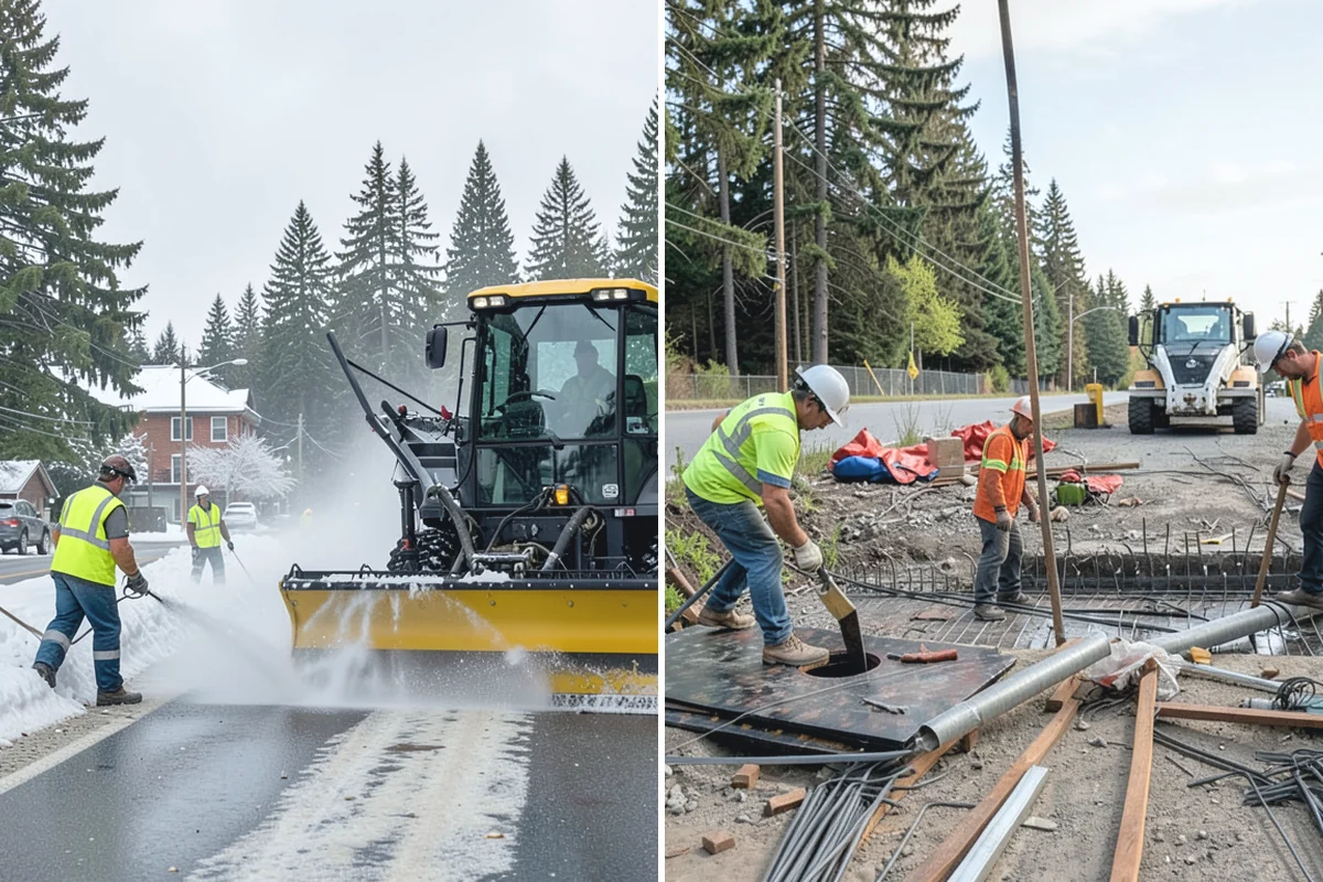 Field Laser Grading in Coupeville, Island County, WA - Topographic survey of the existing field surface