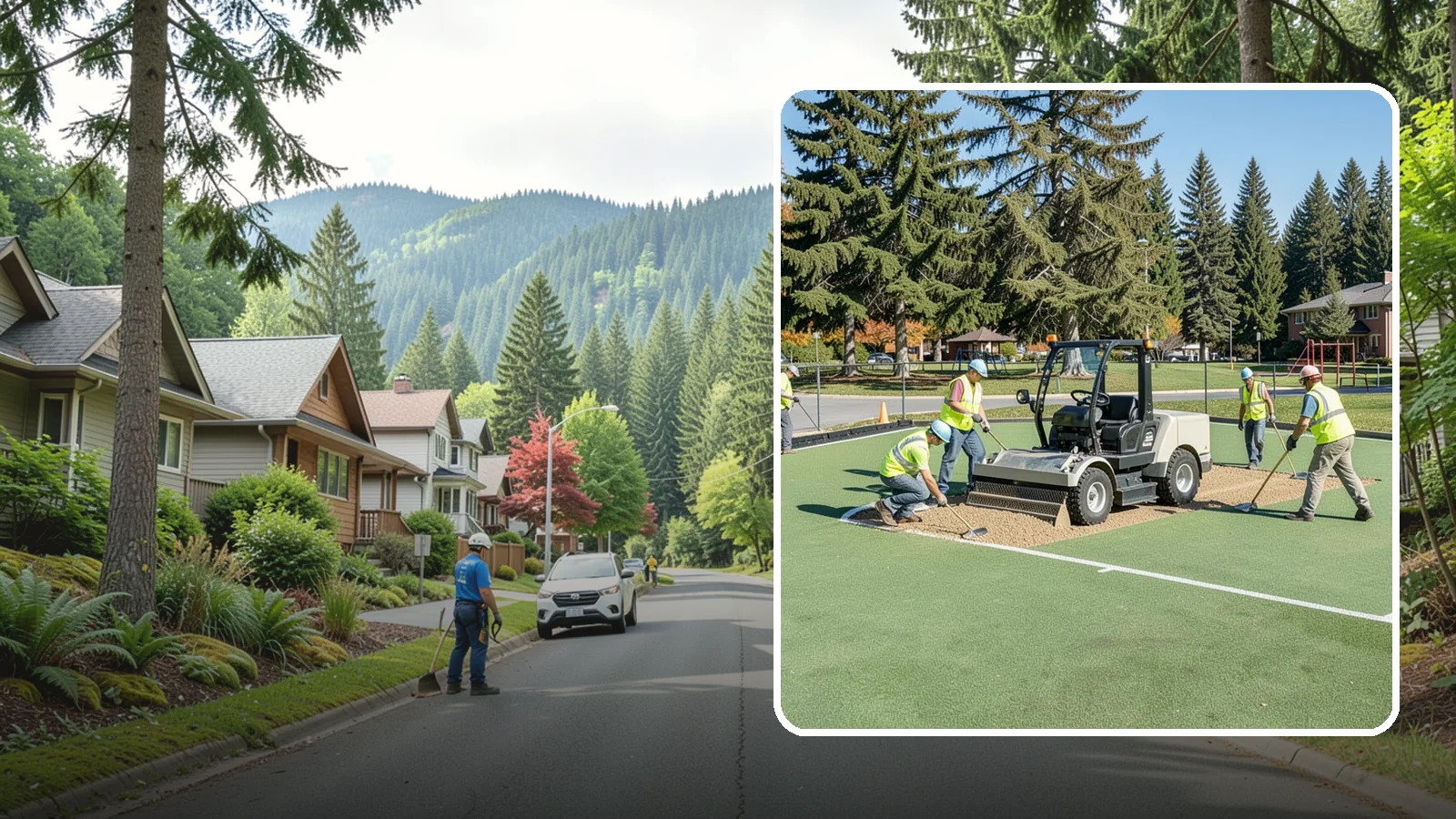 Field Laser Grading in Darrington, Snohomish County, WA - Precision laser grading that reestablishes engineered slopes for positive drainage and level play.