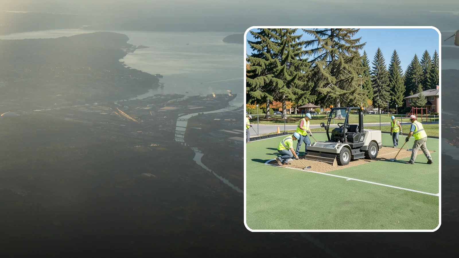 Field Laser Grading in Fife, Pierce County, WA - Precision laser grading that reestablishes engineered slopes for positive drainage and level play.