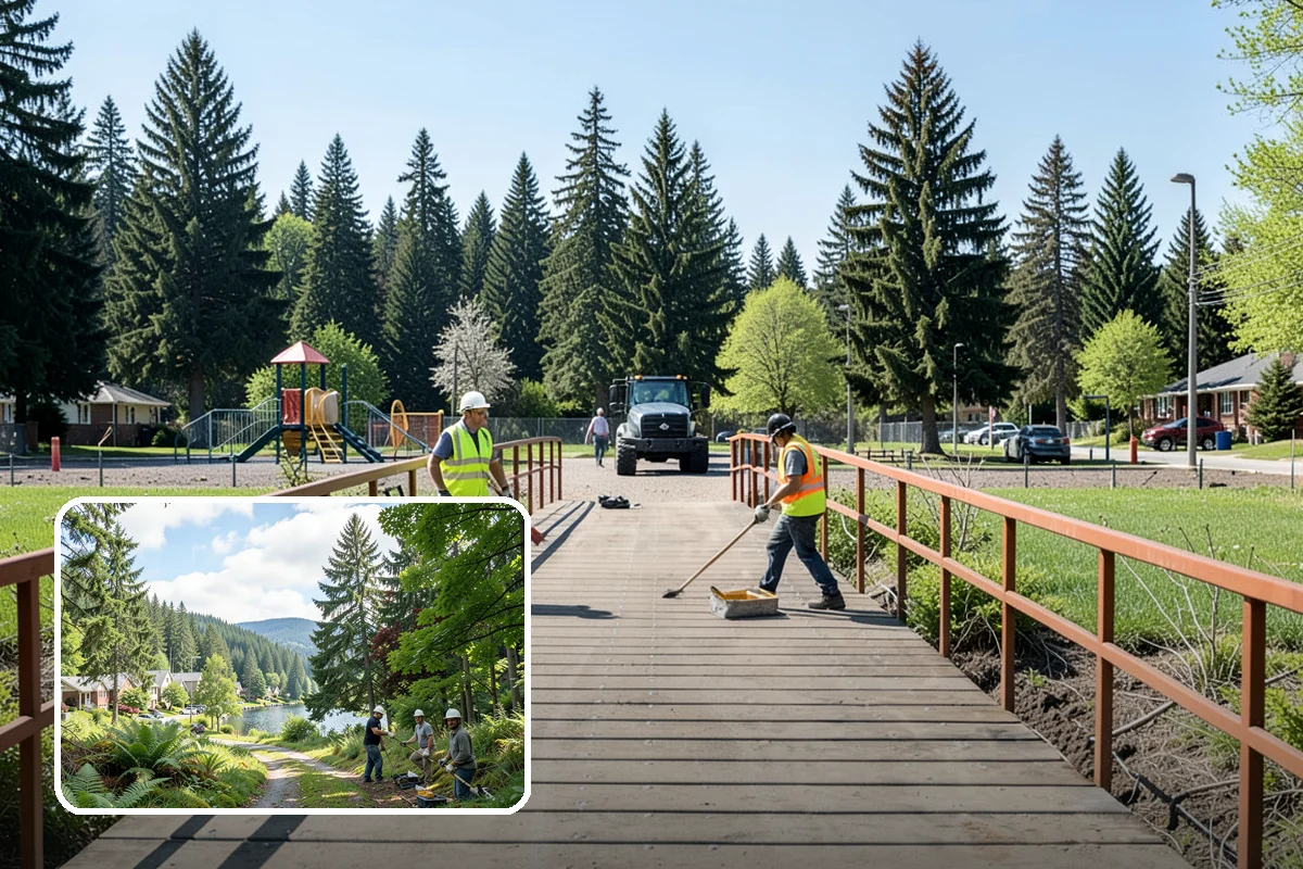 Field Laser Grading in Lake Forest Park, King County, WA - Delivers verifiable positive drainage that shortens field downtime after rain