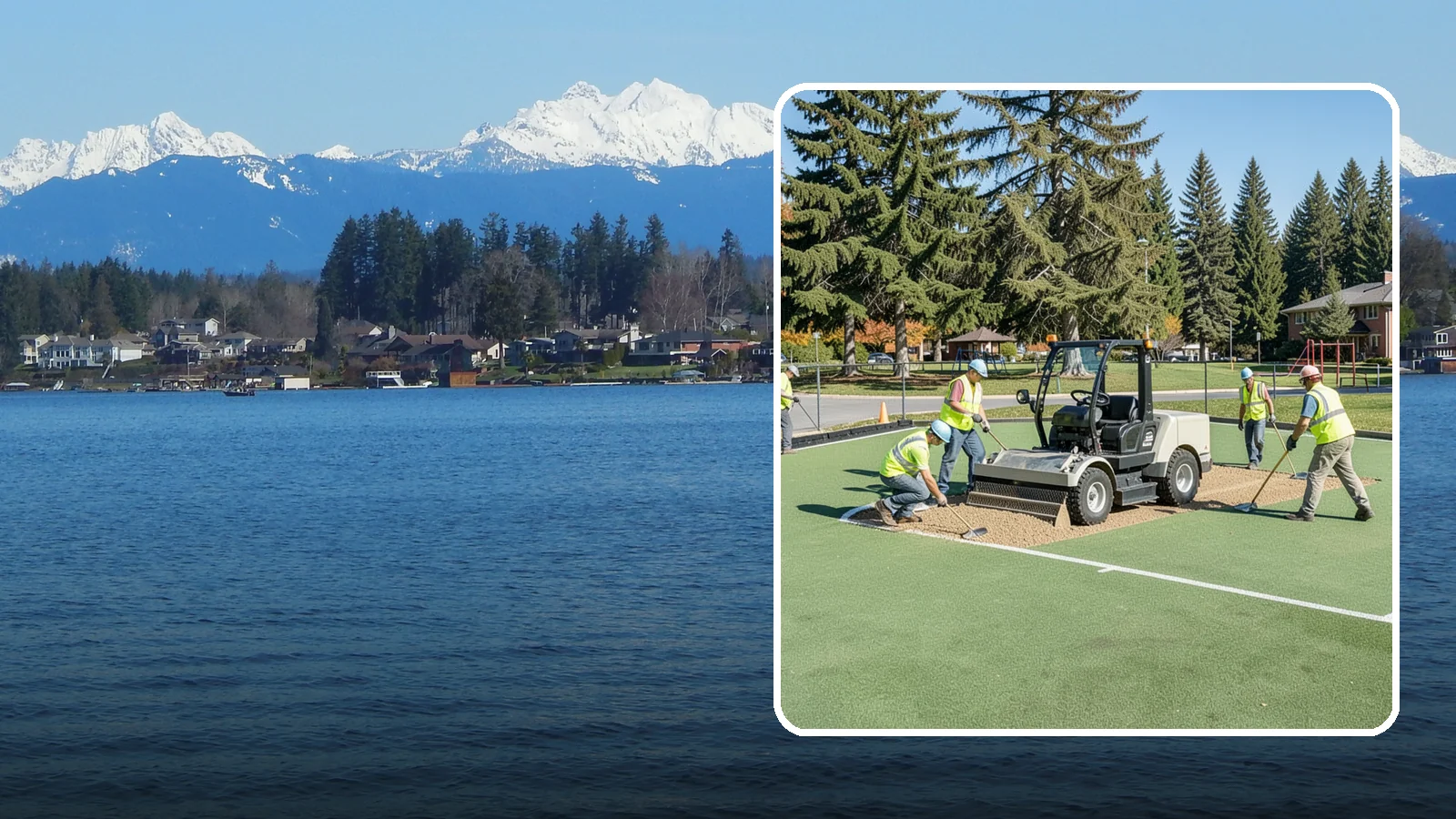Field Laser Grading in Lake Stevens, Snohomish County, WA - Precision laser grading that reestablishes engineered slopes for positive drainage and level play.