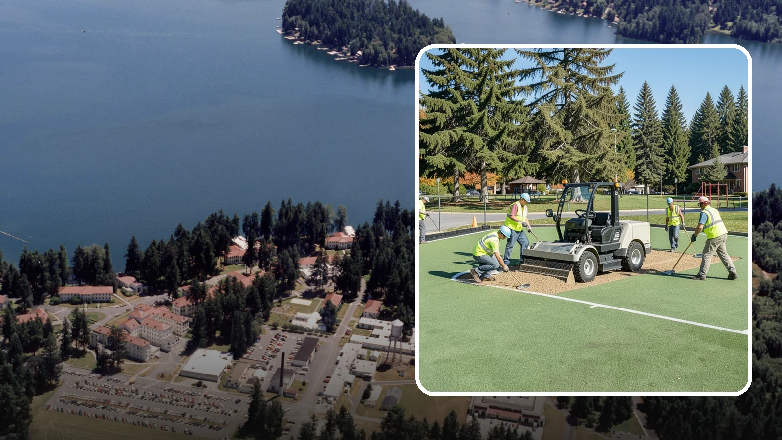 Field Laser Grading in Lakewood, Pierce County, WA - Precision laser grading that reestablishes engineered slopes for positive drainage and level play.