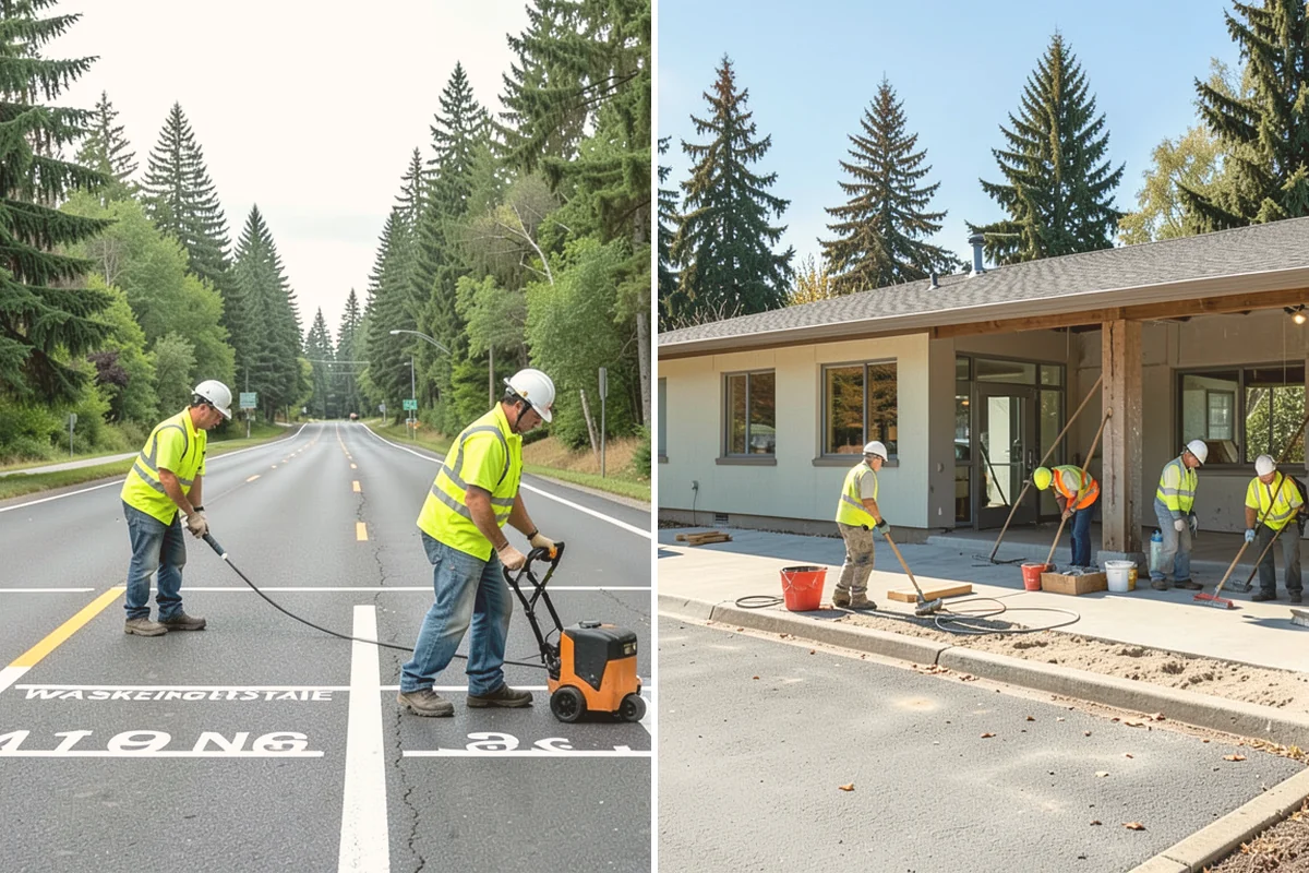 Field Laser Grading in Lynnwood, Snohomish County, WA - Topographic survey of the existing field surface