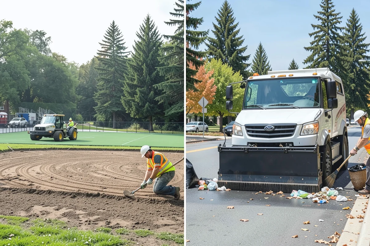 Field Laser Grading in Marysville, Snohomish County, WA - Topographic survey of the existing field surface