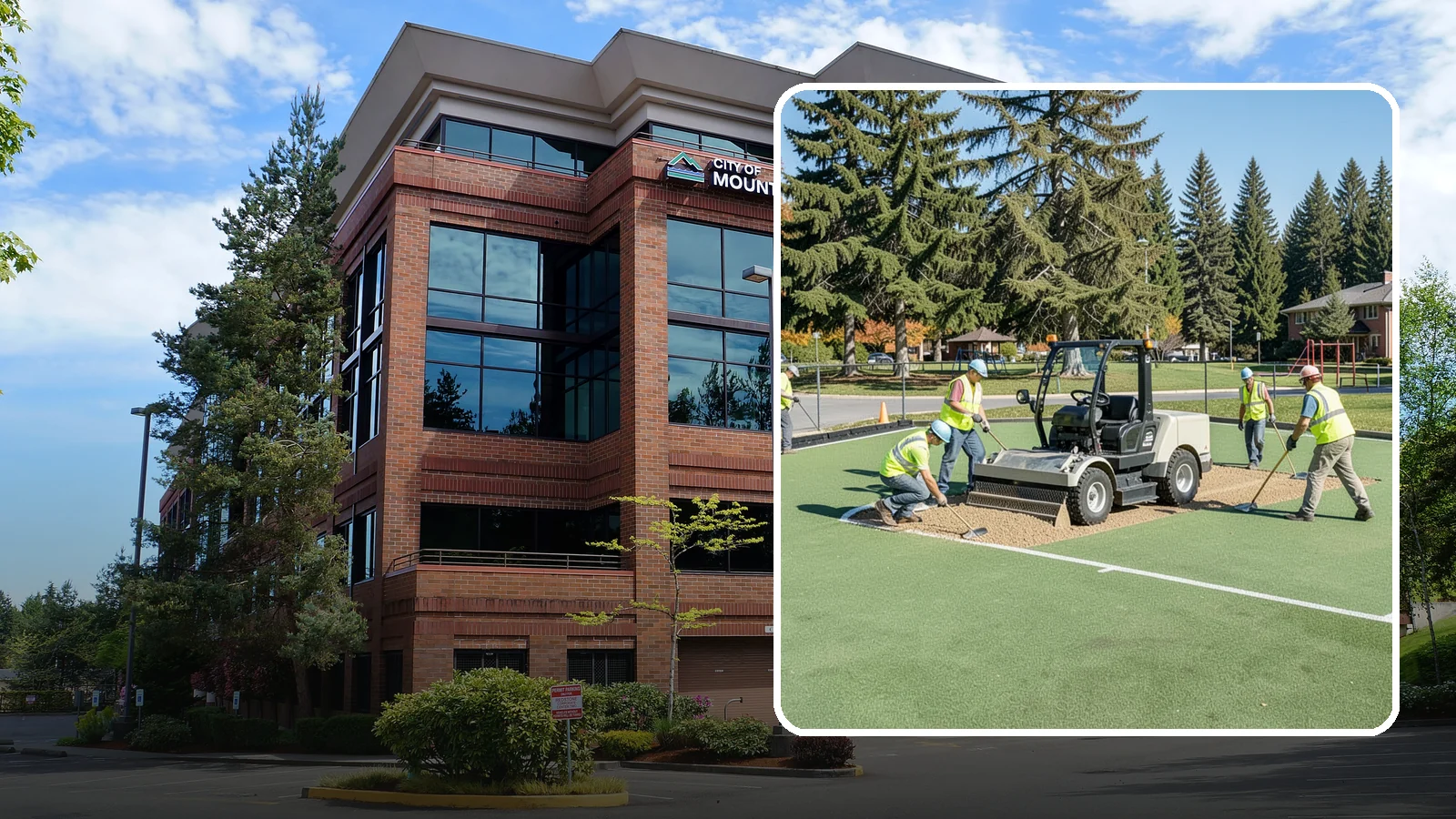 Field Laser Grading in Mountlake Terrace, Snohomish County, WA - Precision laser grading that reestablishes engineered slopes for positive drainage and level play.