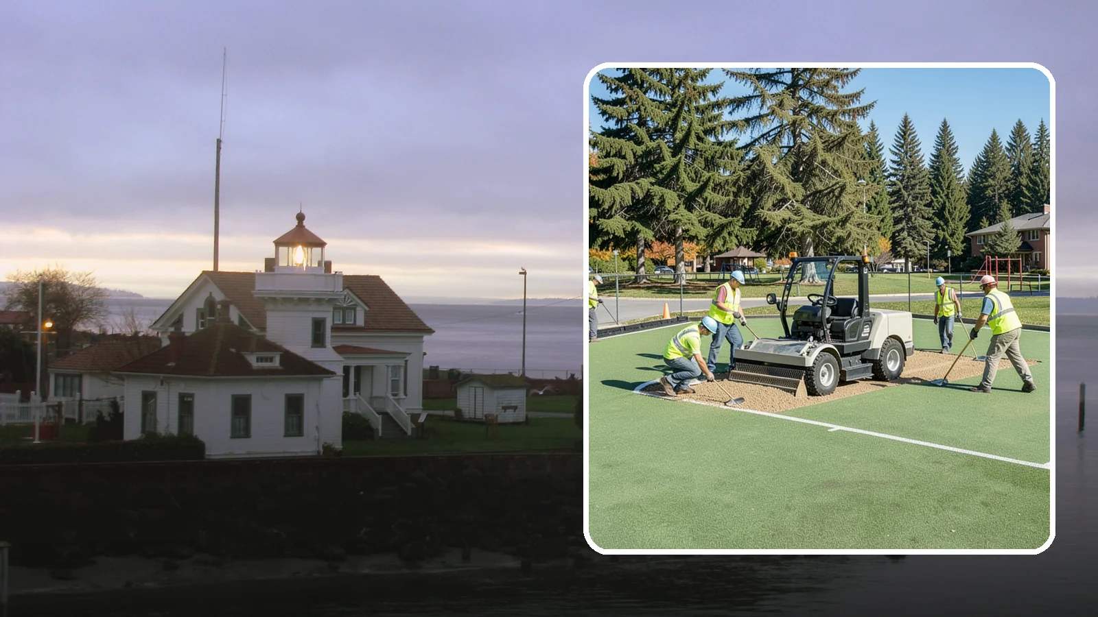 Field Laser Grading in Mukilteo, Snohomish County, WA - Precision laser grading that reestablishes engineered slopes for positive drainage and level play.