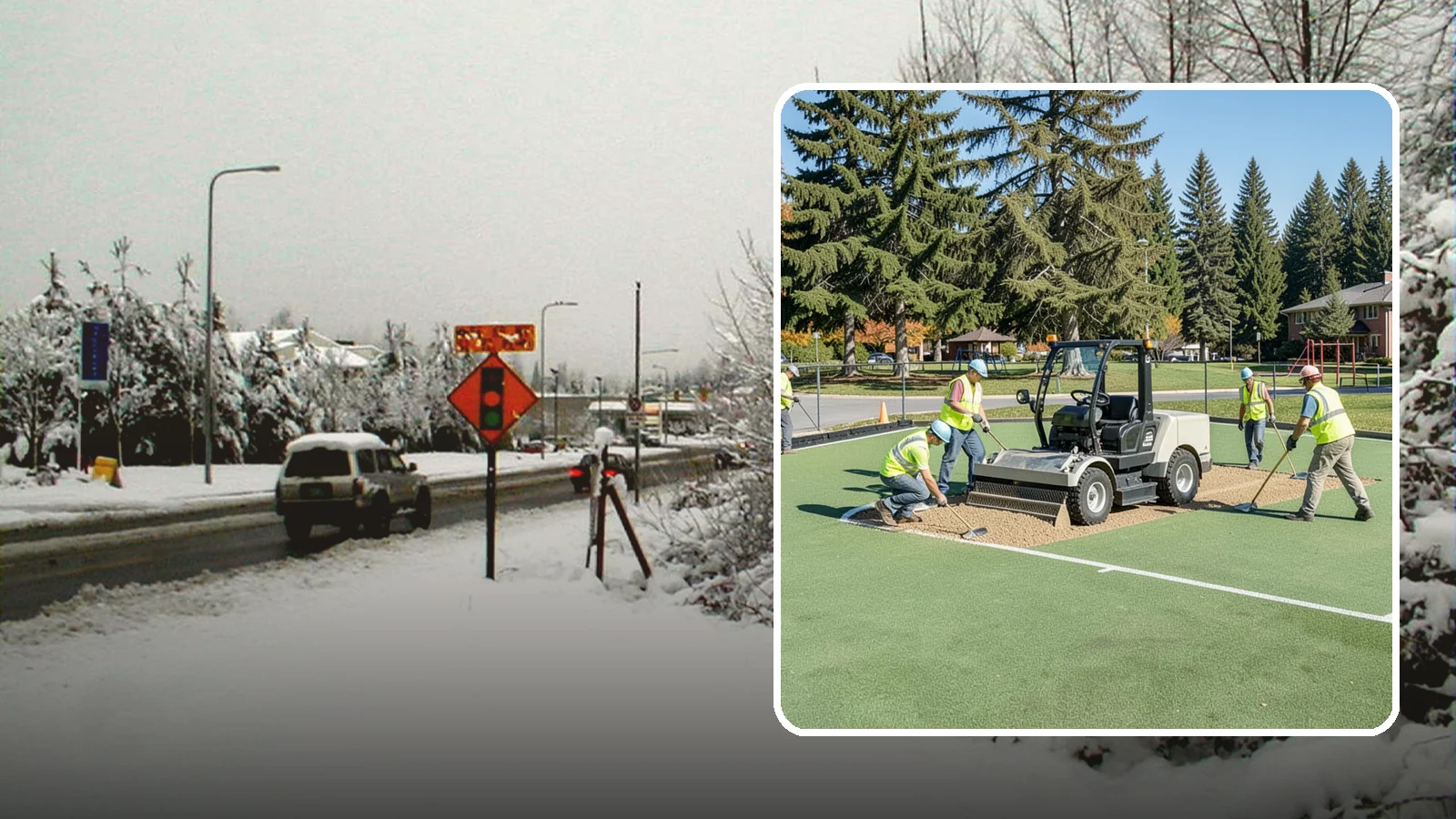 Field Laser Grading in Newcastle, King County, WA - Precision laser grading that reestablishes engineered slopes for positive drainage and level play.