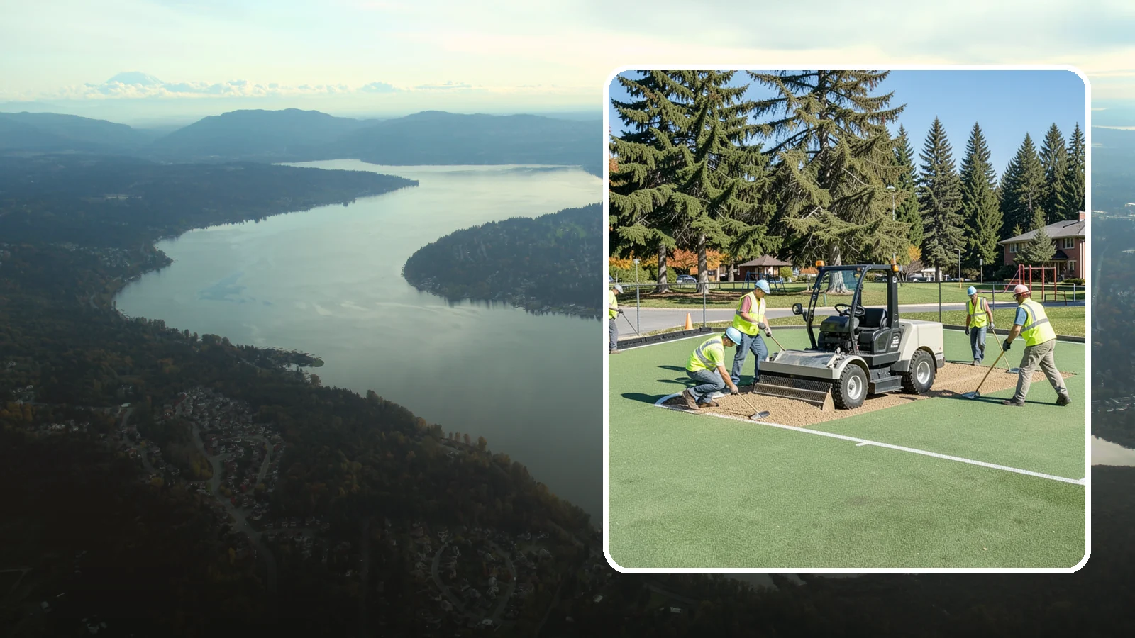 Field Laser Grading in Sammamish, King County, WA - Precision laser grading that reestablishes engineered slopes for positive drainage and level play.