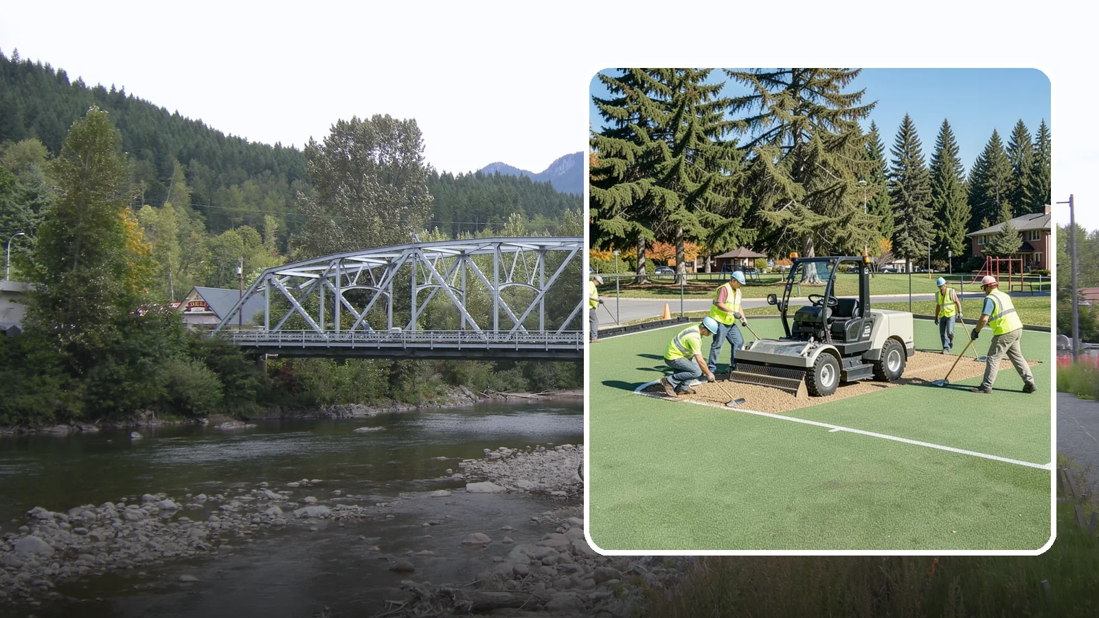 Field Laser Grading in Skykomish, King County, WA - Precision laser grading that reestablishes engineered slopes for positive drainage and level play.