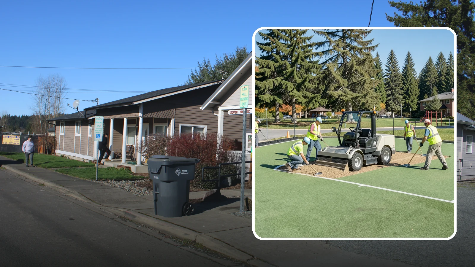 Field Laser Grading in South Prairie, Pierce County, WA - Precision laser grading that reestablishes engineered slopes for positive drainage and level play.