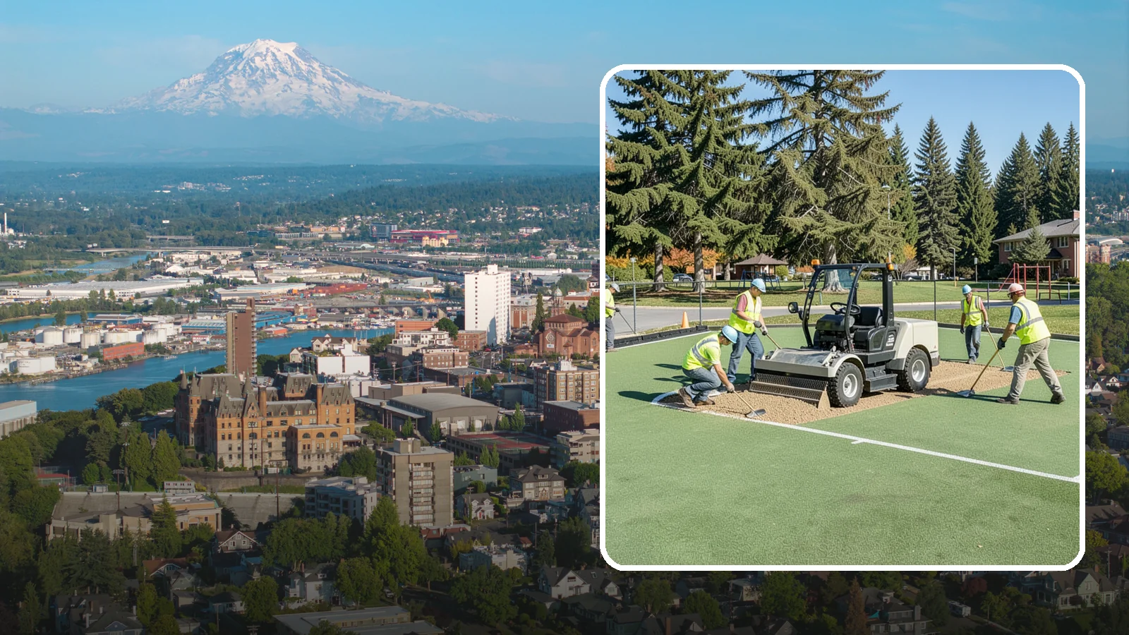 Field Laser Grading in Tacoma, Pierce County, WA - Precision laser grading that reestablishes engineered slopes for positive drainage and level play.