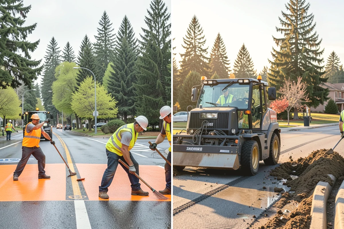 Field Laser Grading in Tukwila, King County, WA - Topographic survey of the existing field surface