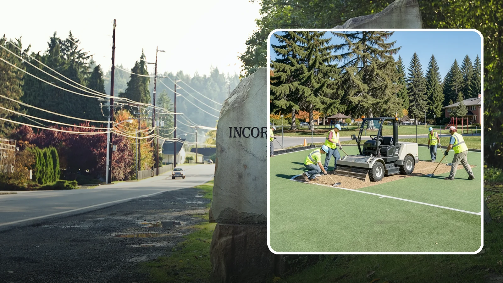 Field Laser Grading in Wilkeson, Pierce County, WA - Precision laser grading that reestablishes engineered slopes for positive drainage and level play.