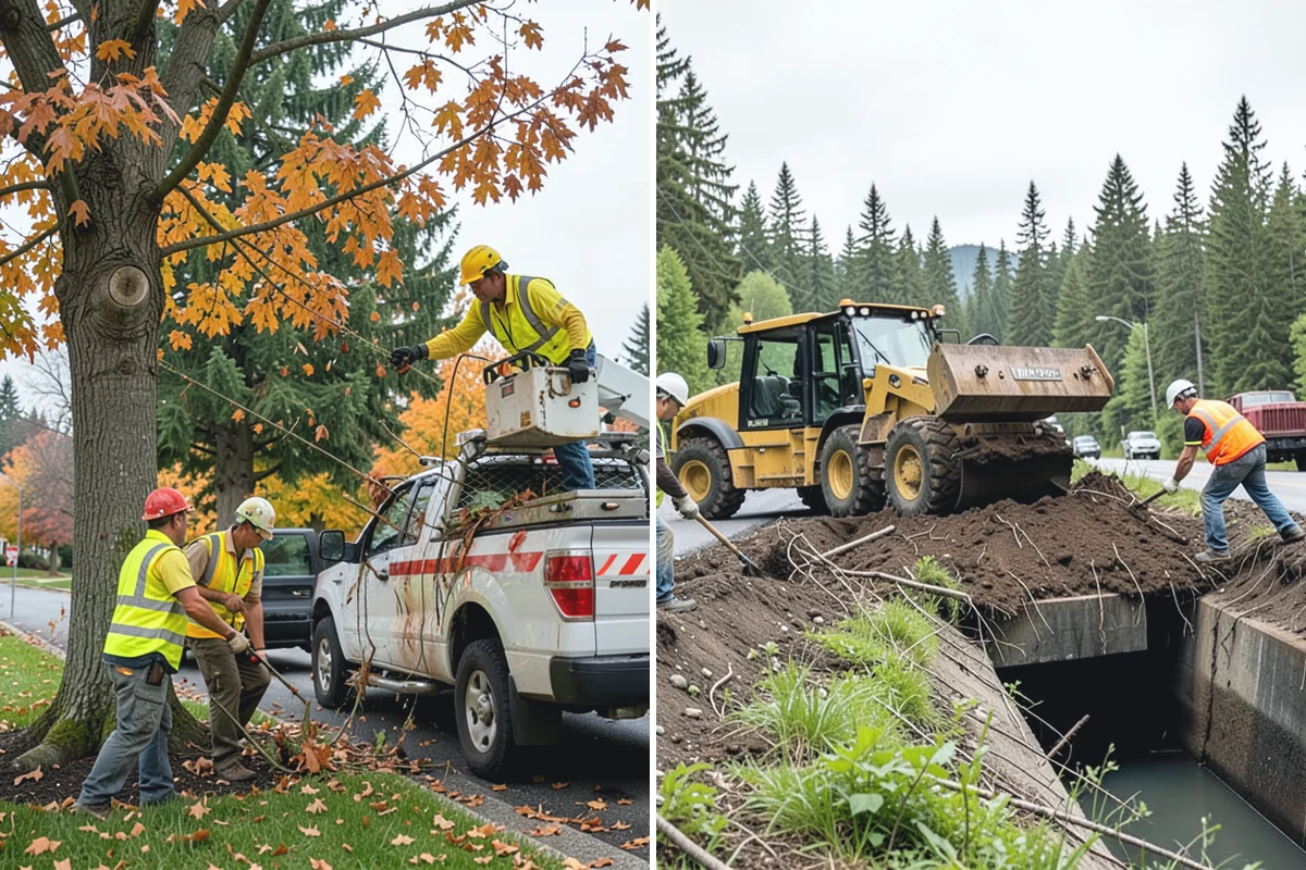 Field Laser Grading in Wilkeson, Pierce County, WA - Topographic survey of the existing field surface