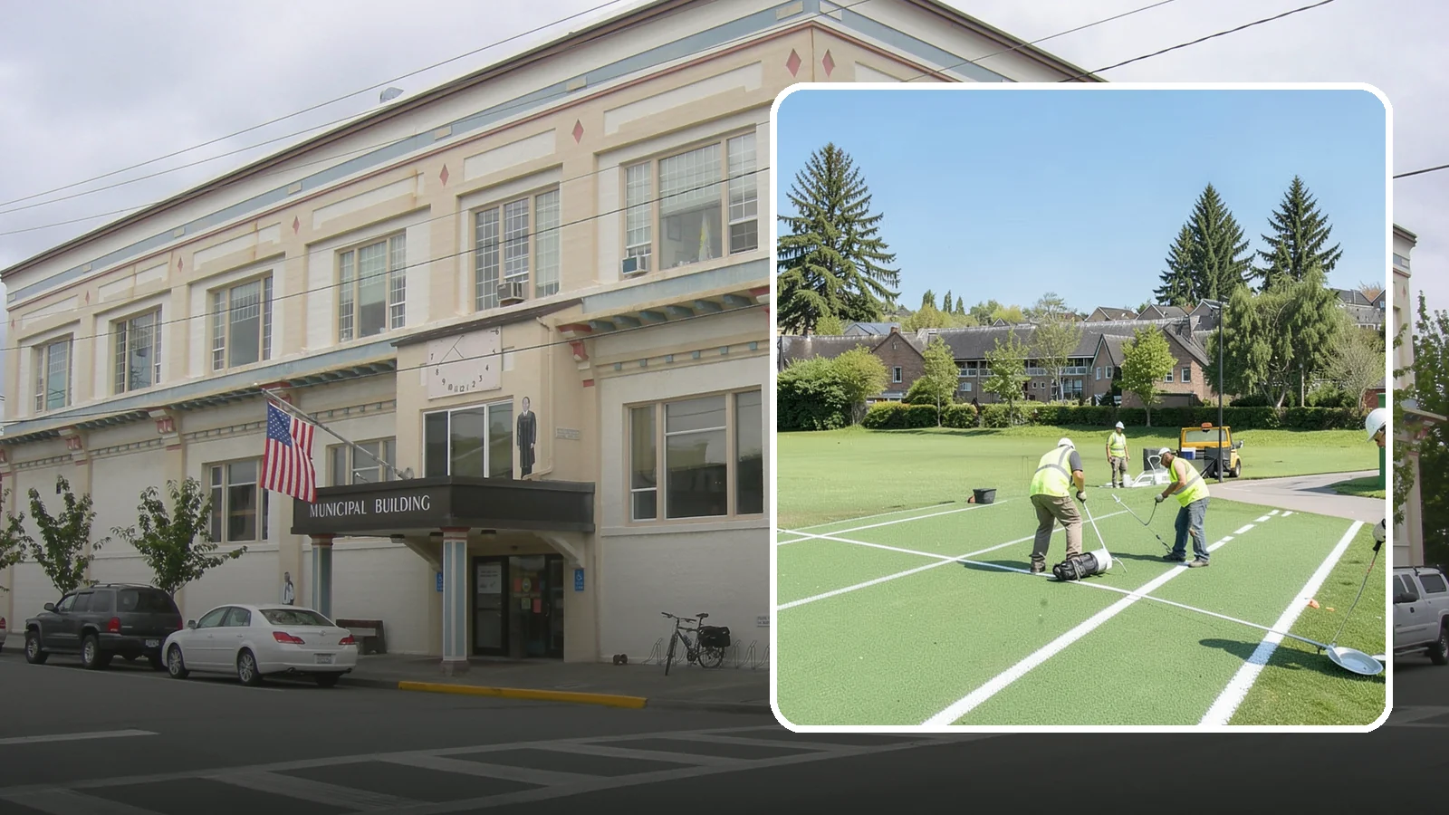 Field Line Marking in Anacortes, Skagit County, WA - Accurate, sport-specific field striping and painting to regulation dimensions for public play.