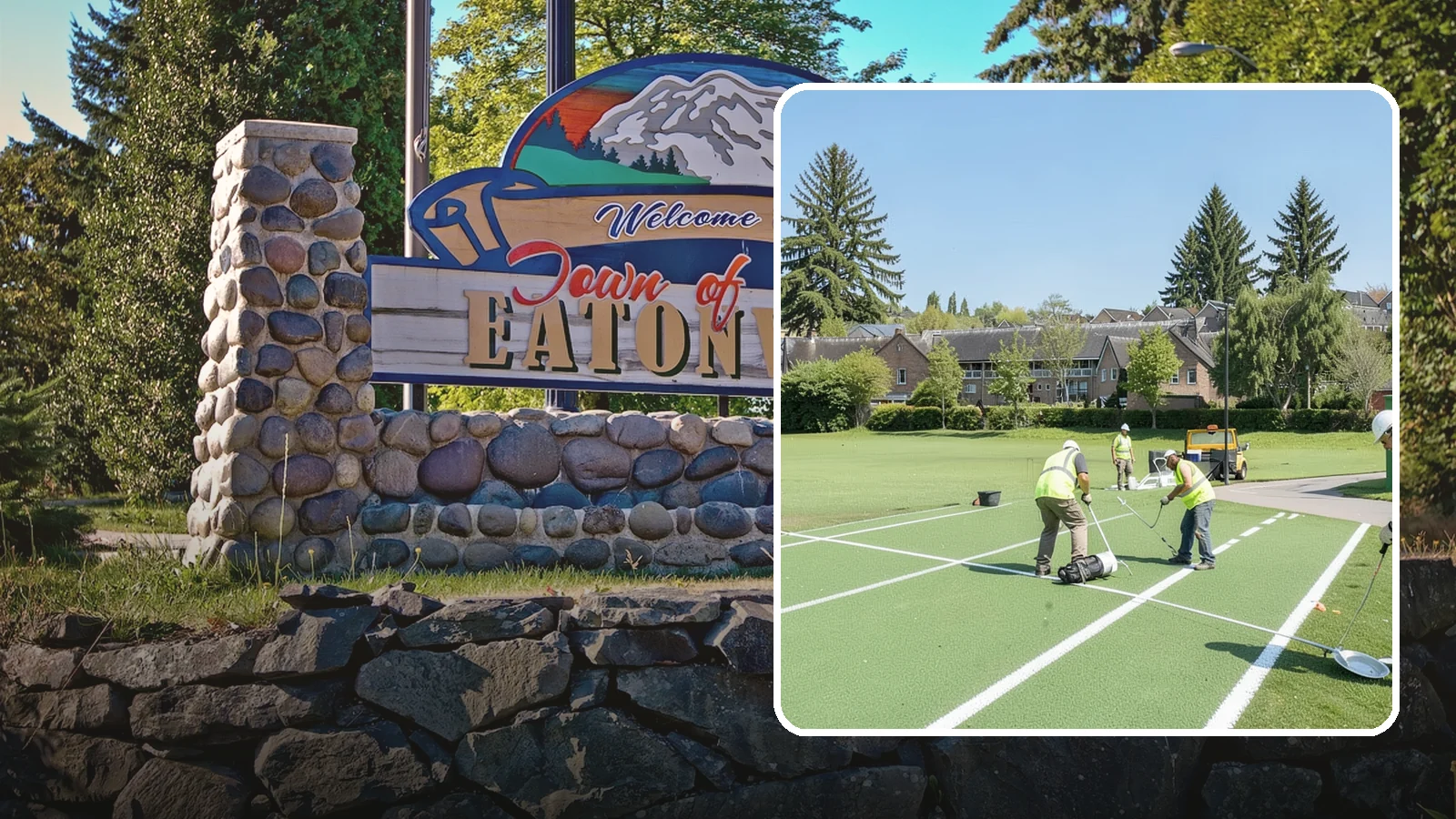Field Line Marking in Eatonville, Pierce County, WA - Accurate, sport-specific field striping and painting to regulation dimensions for public play.