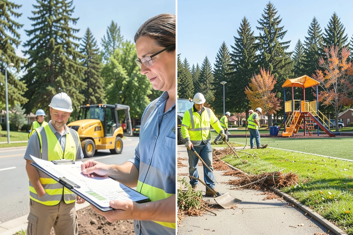 Field Line Marking in Edgewood, Pierce County, WA - Confirm sports, dimensions, and layout priorities with recreation staff
