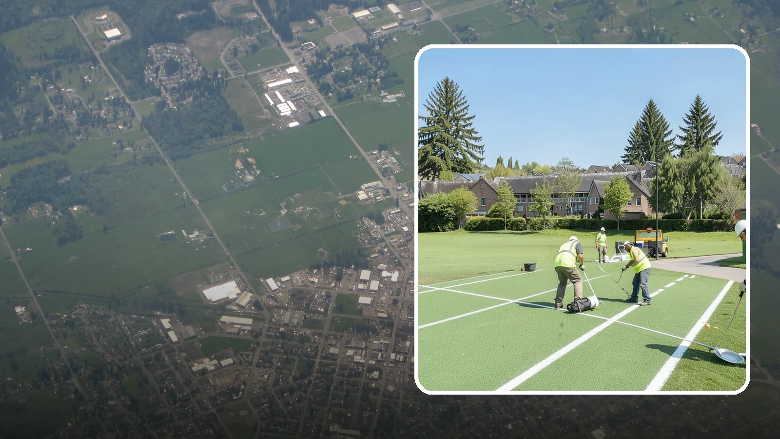 Field Line Marking in Enumclaw, King County, WA - Accurate, sport-specific field striping and painting to regulation dimensions for public play.