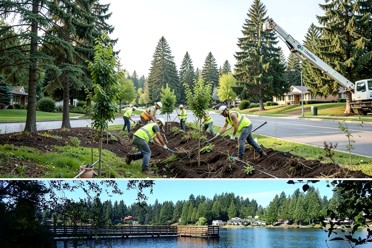 Field Line Marking in Federal Way, King County, WA - Base layouts are set in early spring before the season, with re-marks recurring through the active play months.