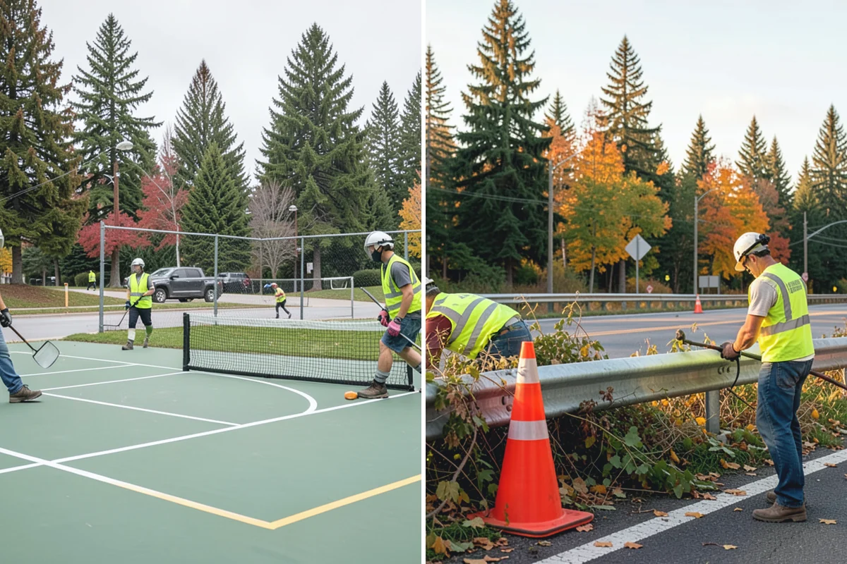 Field Line Marking in Hamilton, Skagit County, WA - Confirm sports, dimensions, and layout priorities with recreation staff
