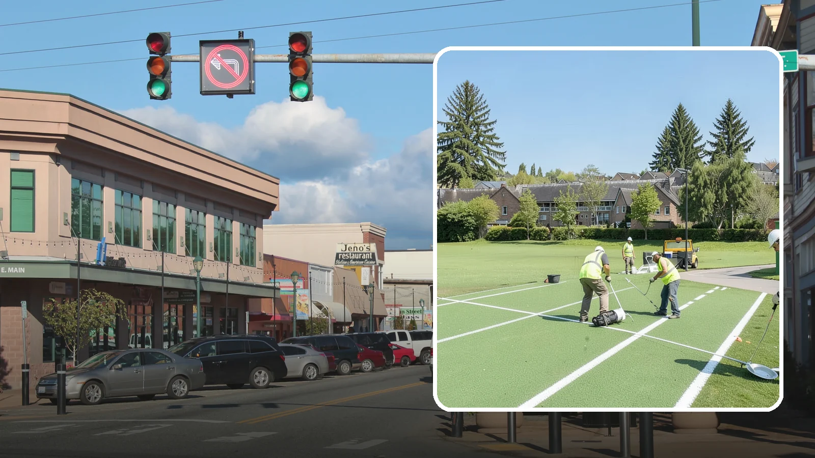 Field Line Marking in Monroe, Snohomish County, WA - Accurate, sport-specific field striping and painting to regulation dimensions for public play.