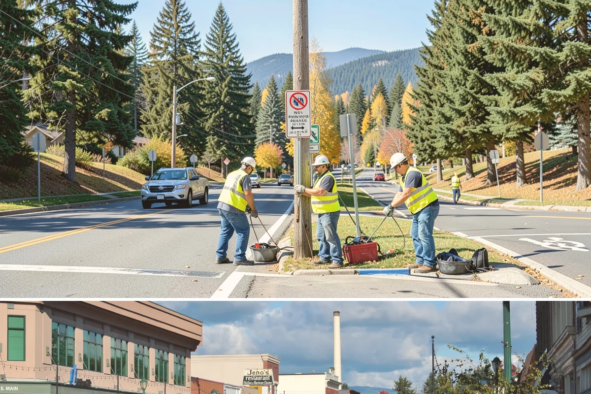 Field Line Marking in Monroe, Snohomish County, WA - Base layouts are set in early spring before the season, with re-marks recurring through the active play months.