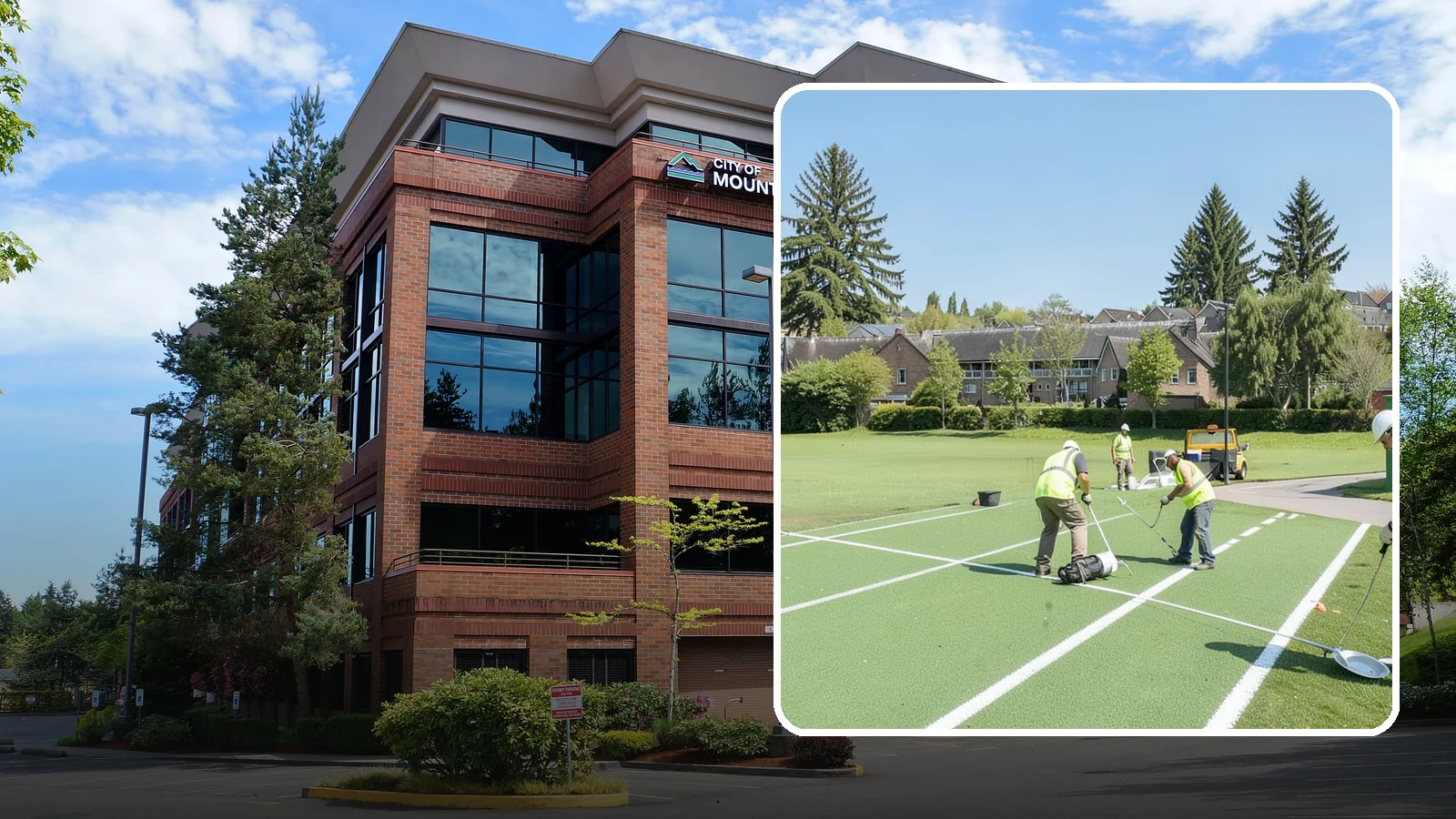 Field Line Marking in Mountlake Terrace, Snohomish County, WA - Accurate, sport-specific field striping and painting to regulation dimensions for public play.