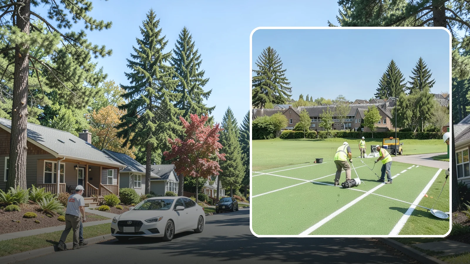 Field Line Marking in Orting, Pierce County, WA - Accurate, sport-specific field striping and painting to regulation dimensions for public play.