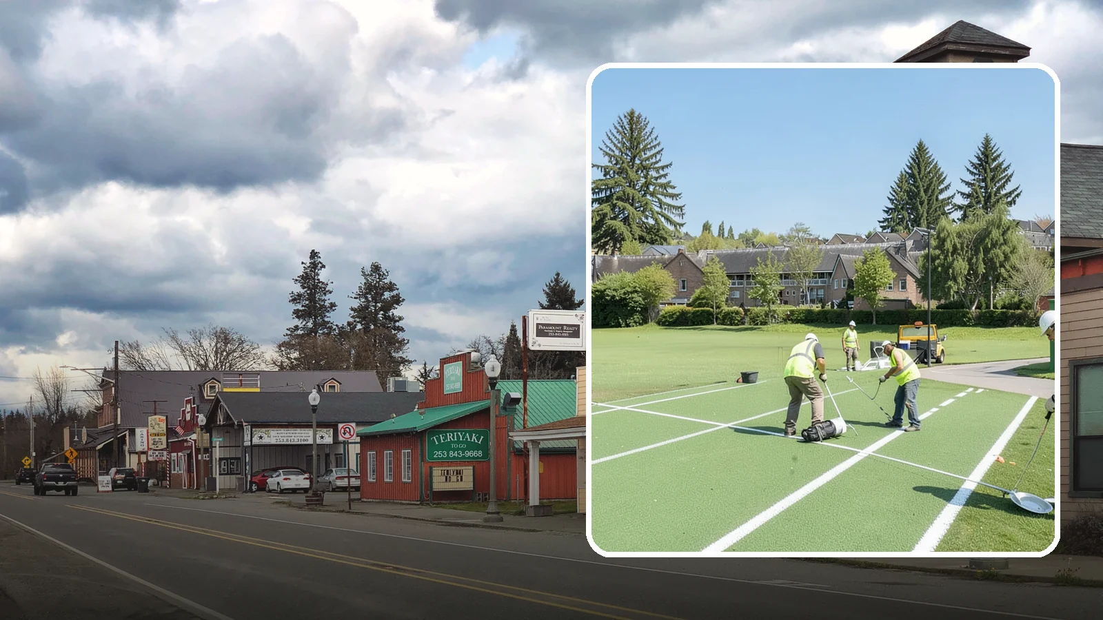 Field Line Marking in Roy, Pierce County, WA - Accurate, sport-specific field striping and painting to regulation dimensions for public play.
