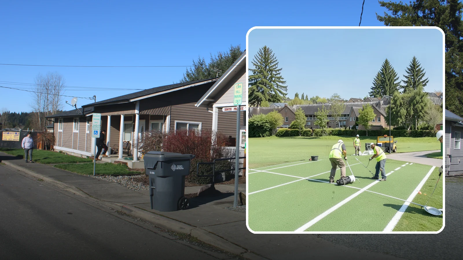 Field Line Marking in South Prairie, Pierce County, WA - Accurate, sport-specific field striping and painting to regulation dimensions for public play.