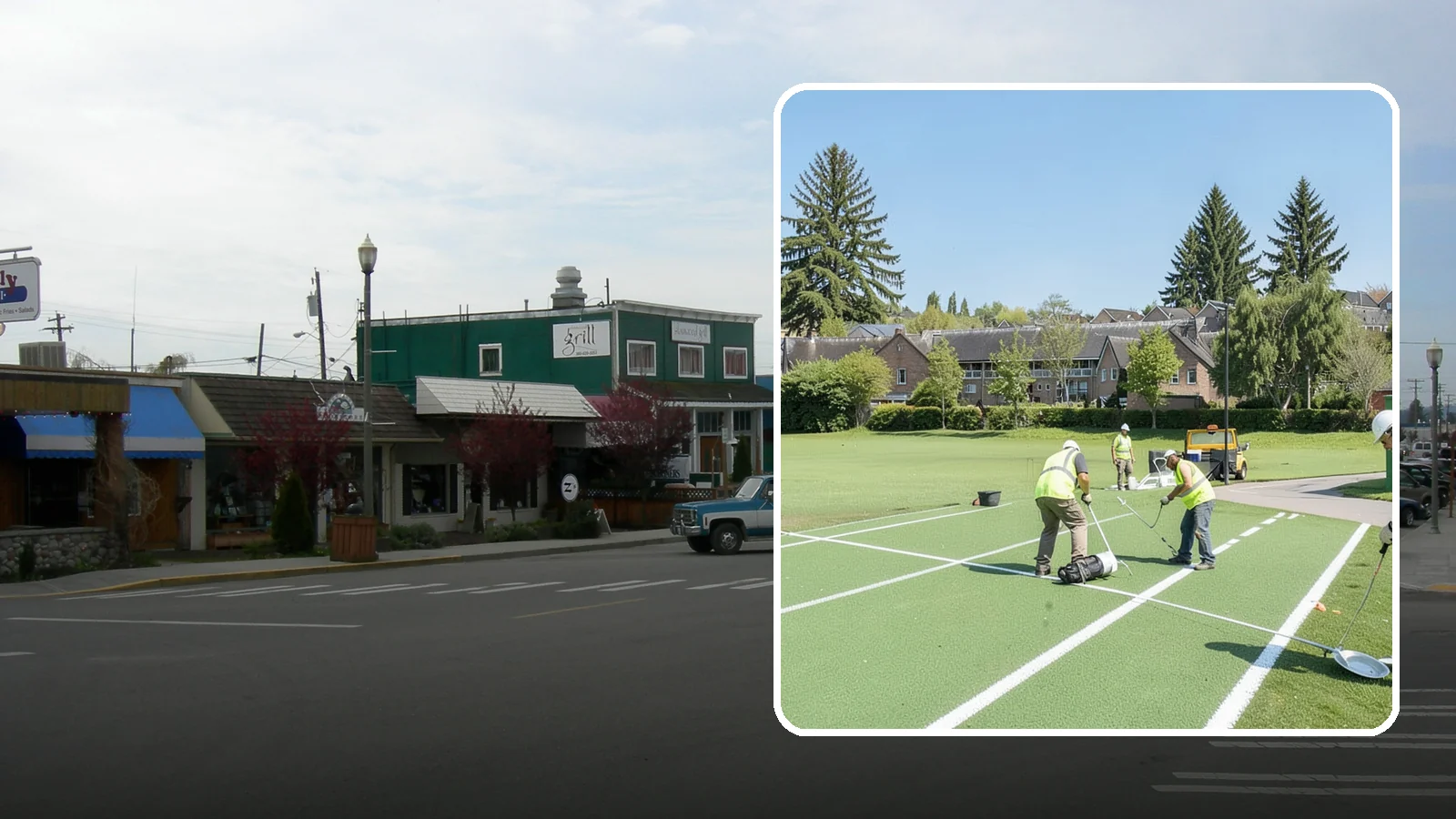 Field Line Marking in Stanwood, Snohomish County, WA - Accurate, sport-specific field striping and painting to regulation dimensions for public play.