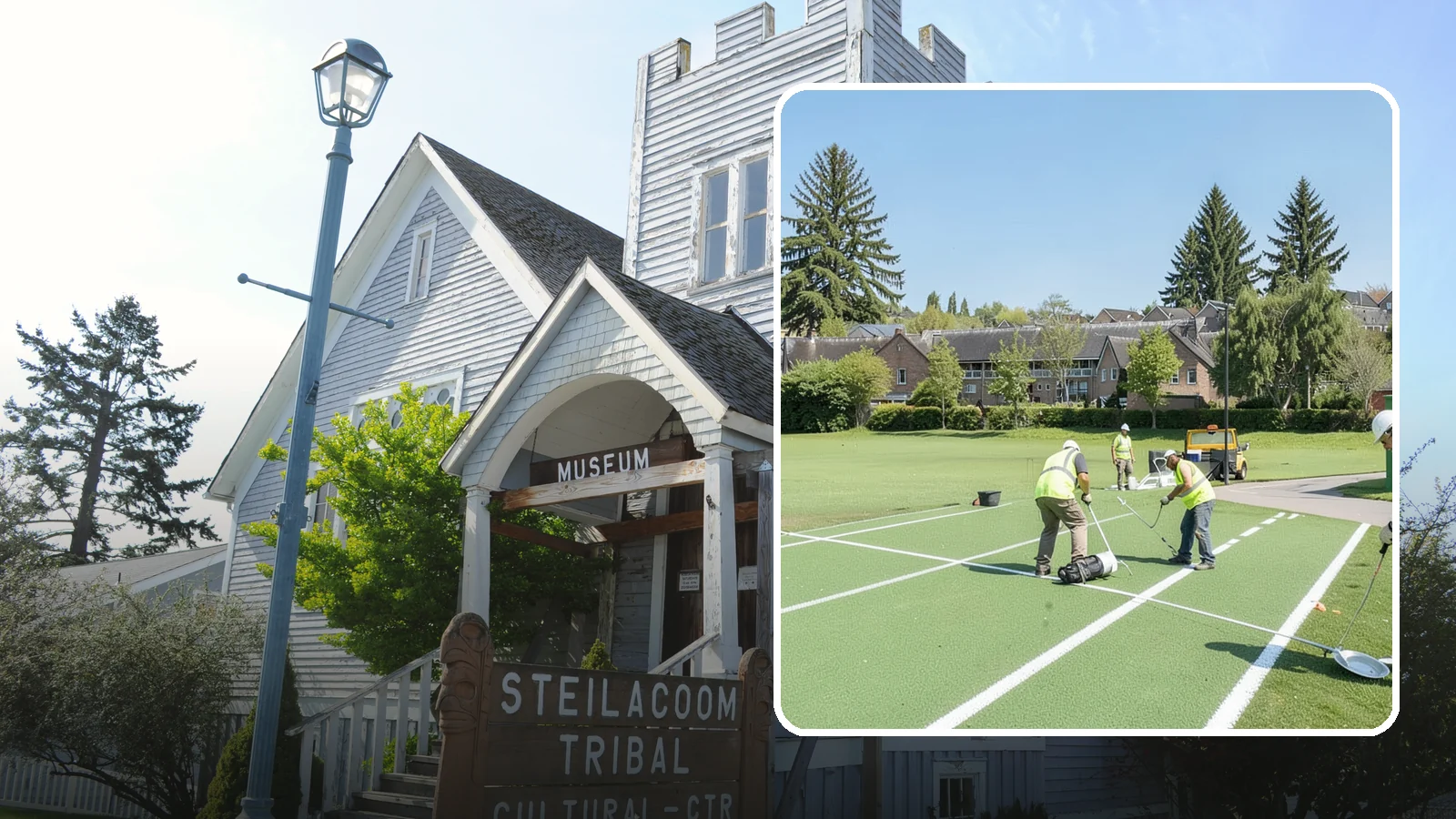 Field Line Marking in Steilacoom, Pierce County, WA - Accurate, sport-specific field striping and painting to regulation dimensions for public play.