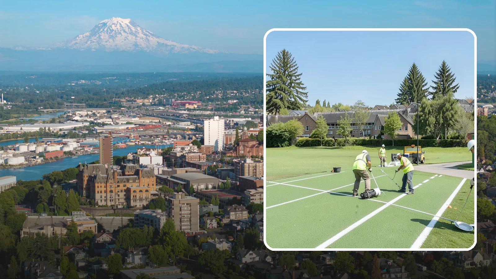 Field Line Marking in Tacoma, Pierce County, WA - Accurate, sport-specific field striping and painting to regulation dimensions for public play.