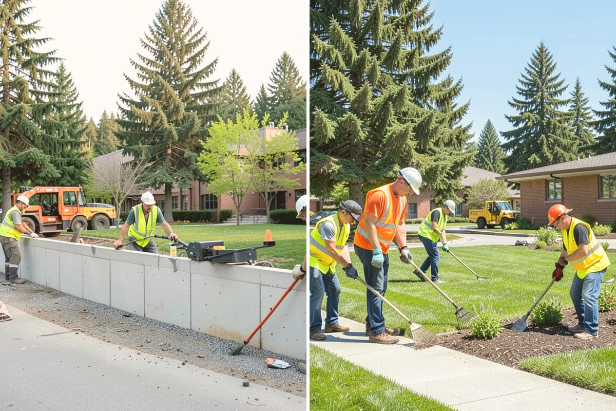 Fire District Grounds Maintenance in Algona, King County, WA - Coordinate with the district on station access and response constraints