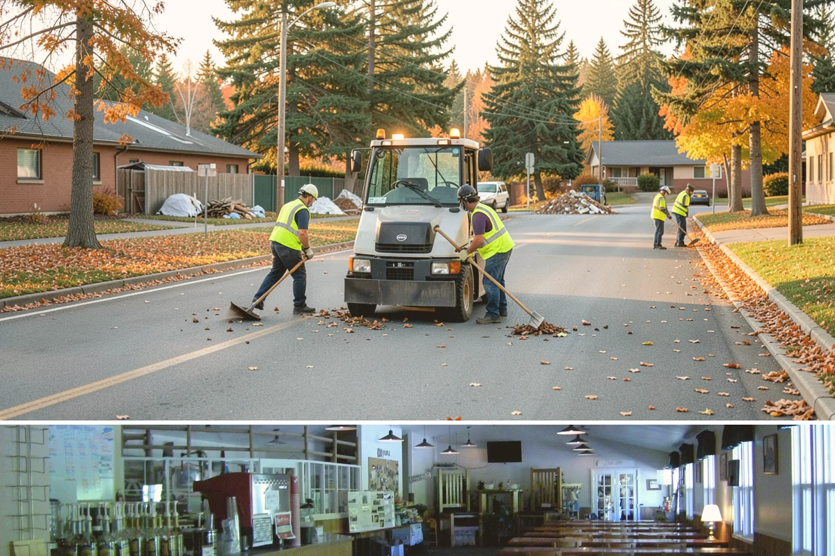 Fire District Grounds Maintenance in Black Diamond, King County, WA - Vegetation clearance for defensible space and sight lines is most critical from May through the summer fire season.