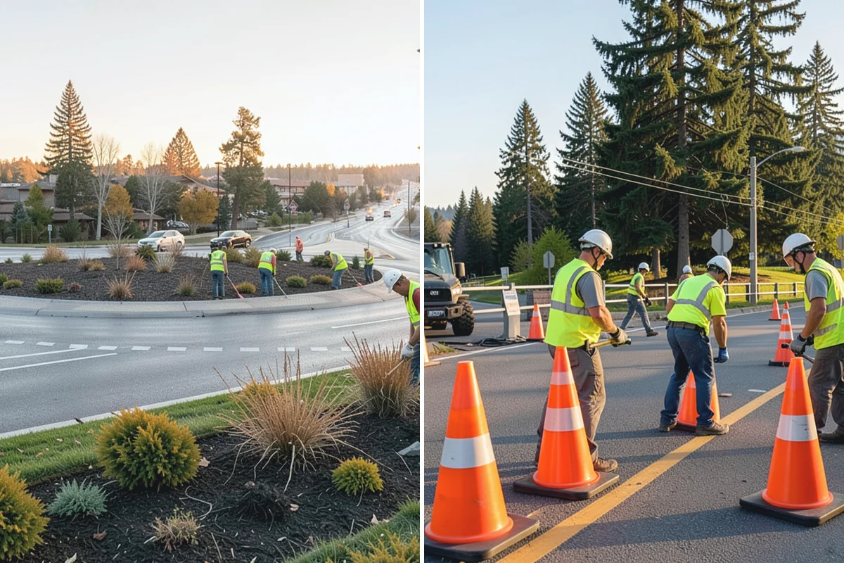 Fire District Grounds Maintenance in Des Moines, King County, WA - Coordinate with the district on station access and response constraints