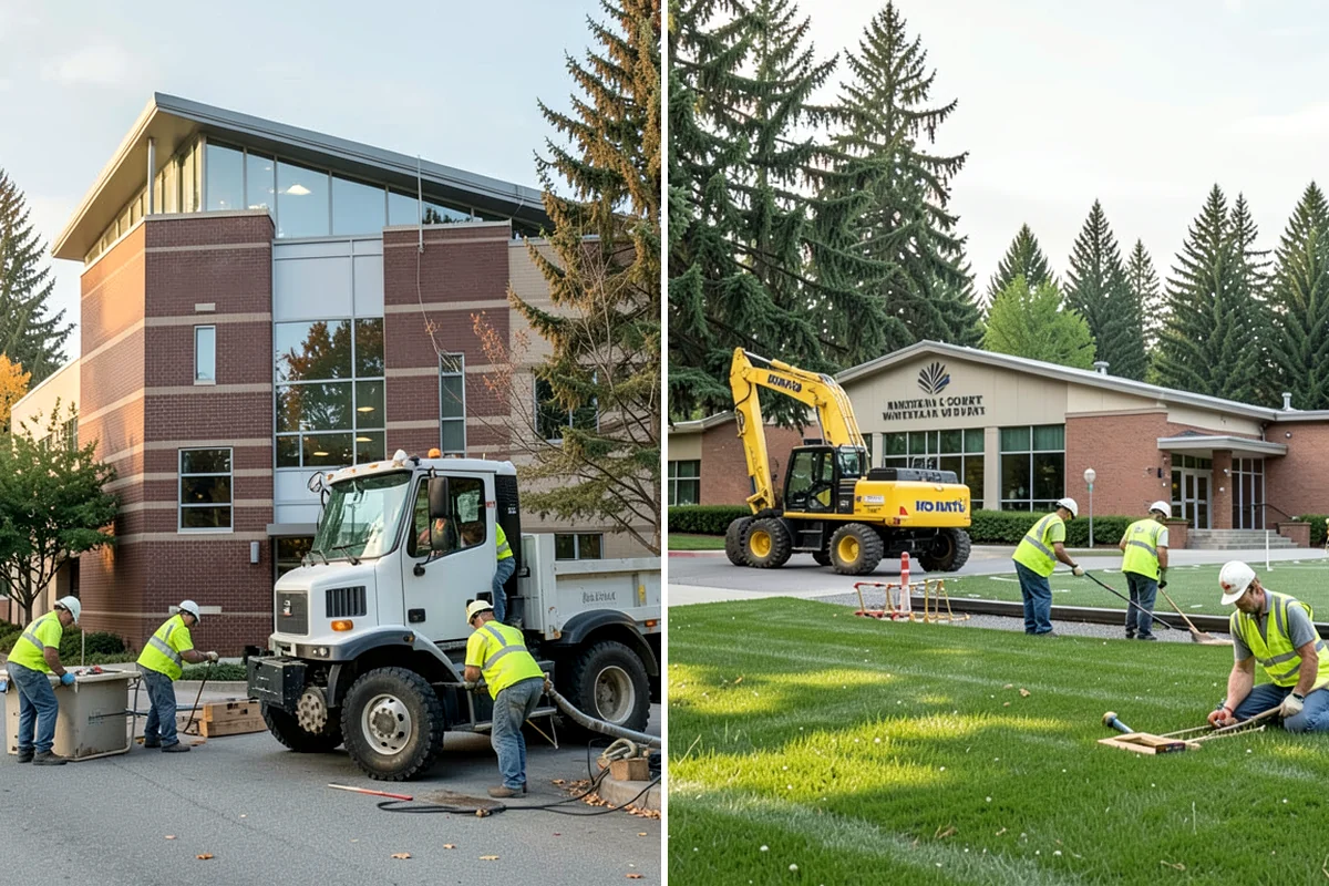 Fire District Grounds Maintenance in DuPont, Pierce County, WA - Coordinate with the district on station access and response constraints