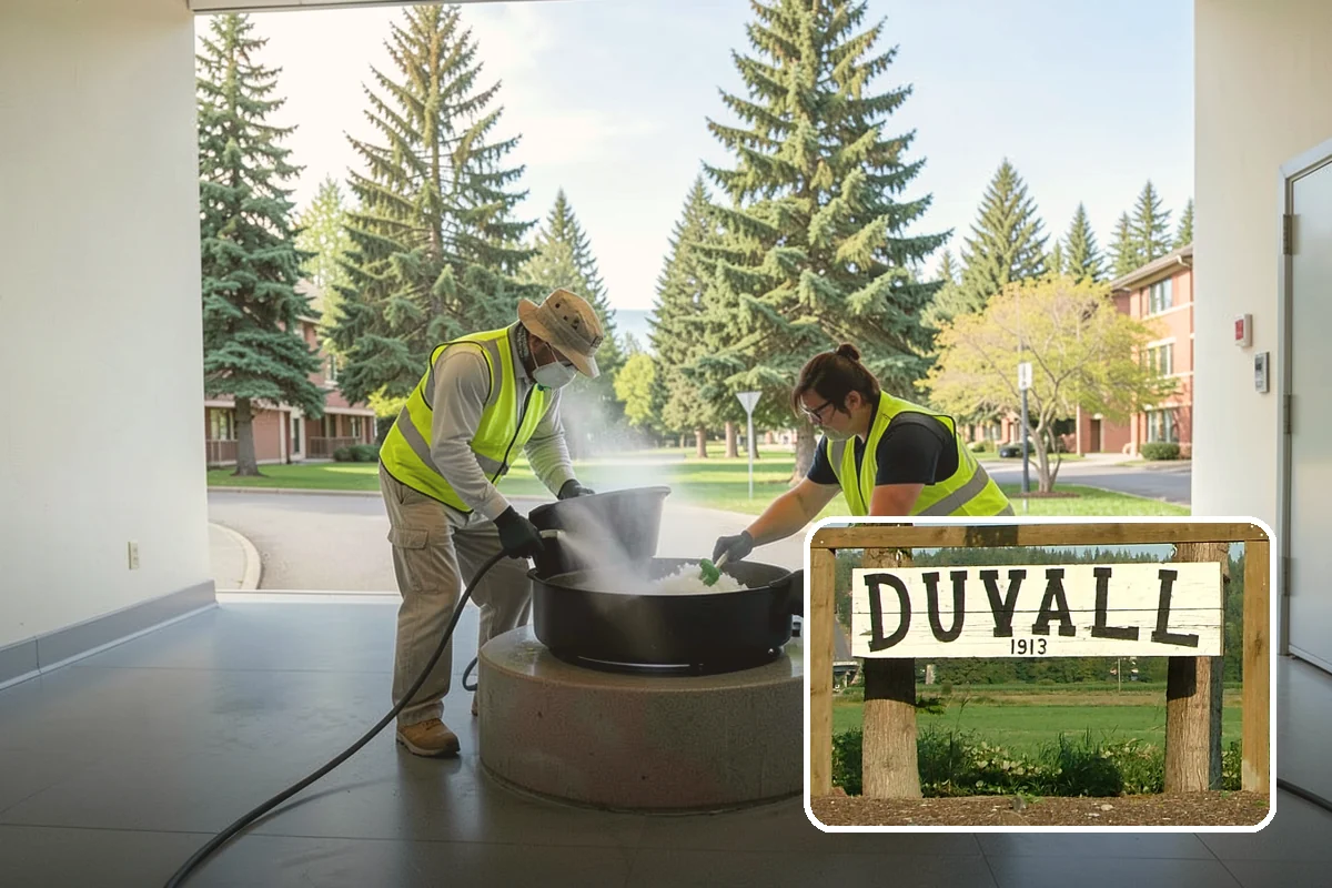 Fire District Grounds Maintenance in Duvall, King County, WA - Apparatus aprons and access lanes kept clear at all times