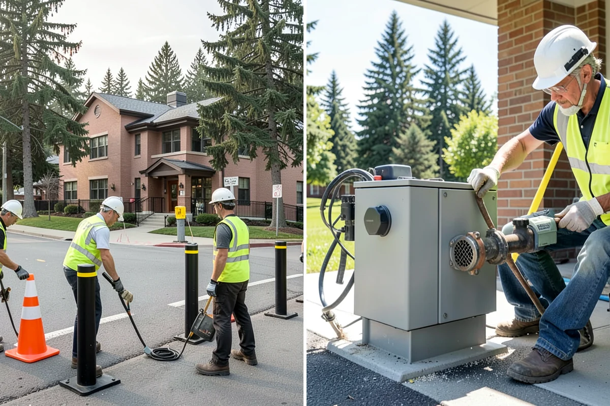 Fire District Grounds Maintenance in Everett, Snohomish County, WA - Coordinate with the district on station access and response constraints