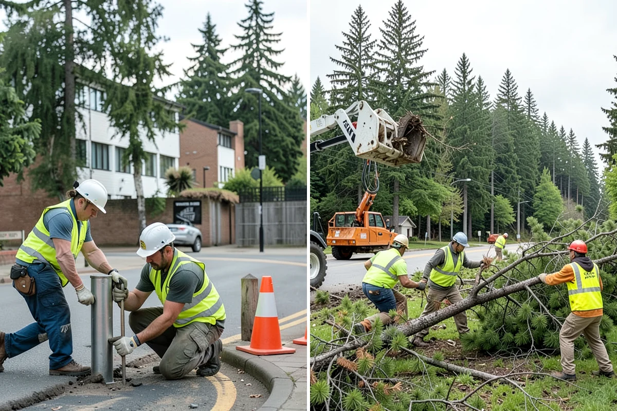 Fire District Grounds Maintenance in Fircrest, Pierce County, WA - Coordinate with the district on station access and response constraints