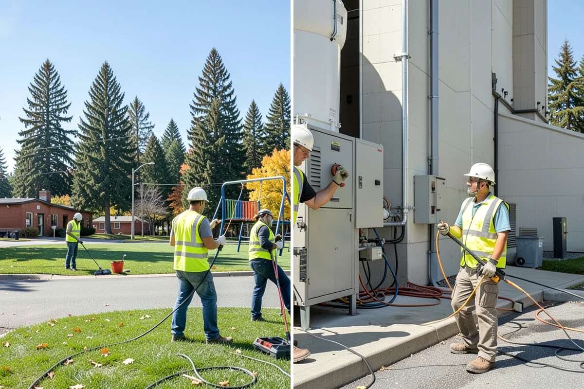 Fire District Grounds Maintenance in Kenmore, King County, WA - Coordinate with the district on station access and response constraints