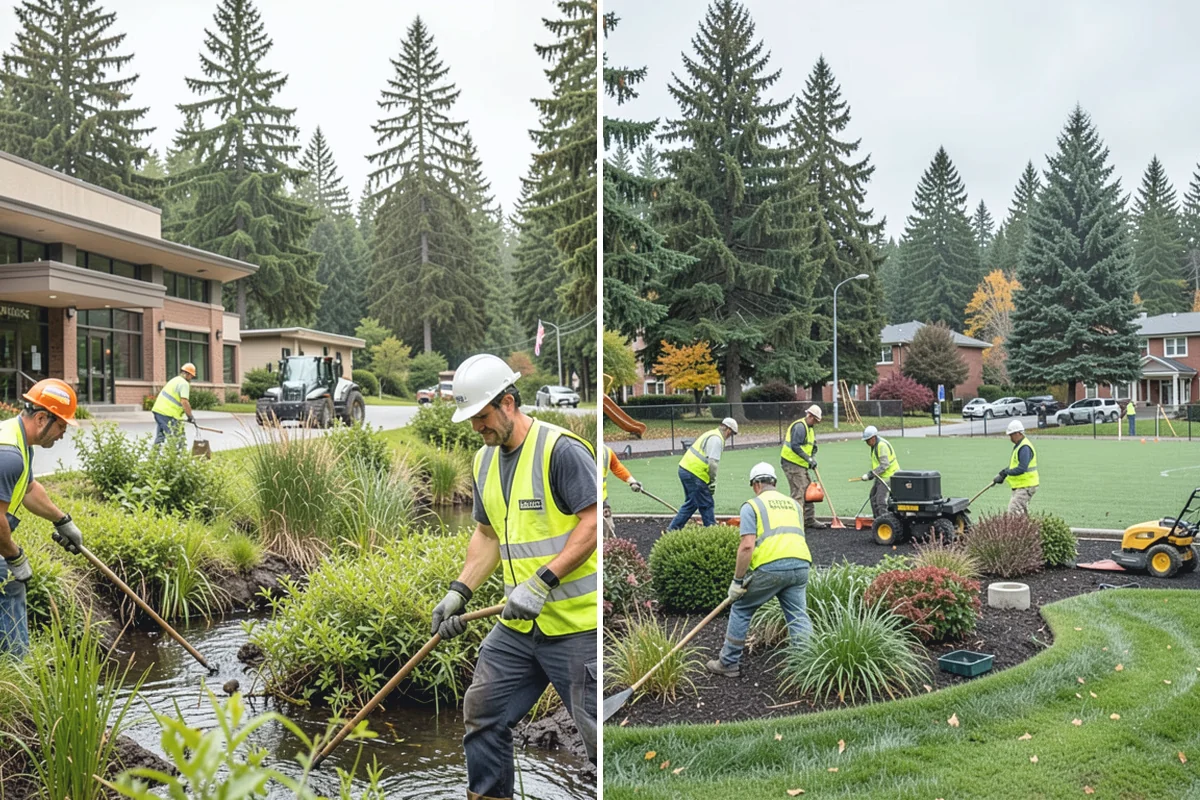 Fire District Grounds Maintenance in Marysville, Snohomish County, WA - Coordinate with the district on station access and response constraints