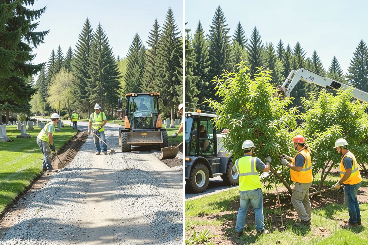 Fire District Grounds Maintenance in Milton, King County, WA - Coordinate with the district on station access and response constraints
