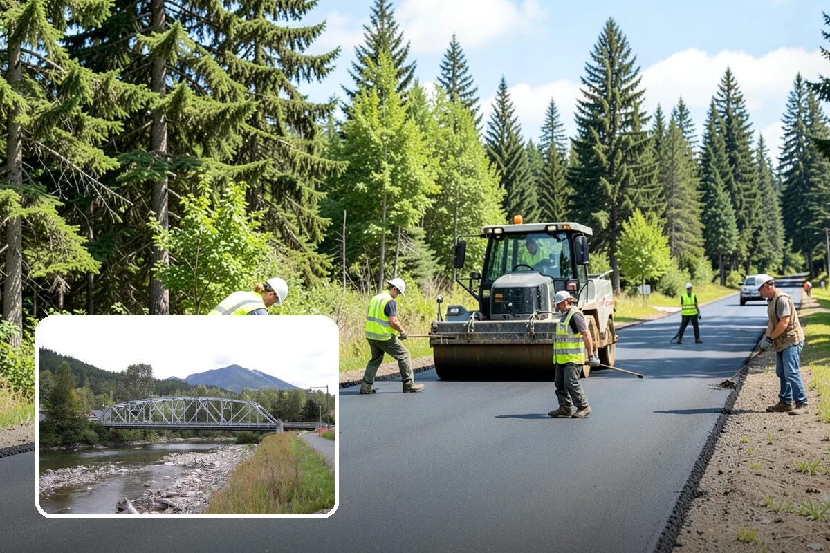 Fire District Grounds Maintenance in Skykomish, King County, WA - Apparatus aprons and access lanes kept clear at all times