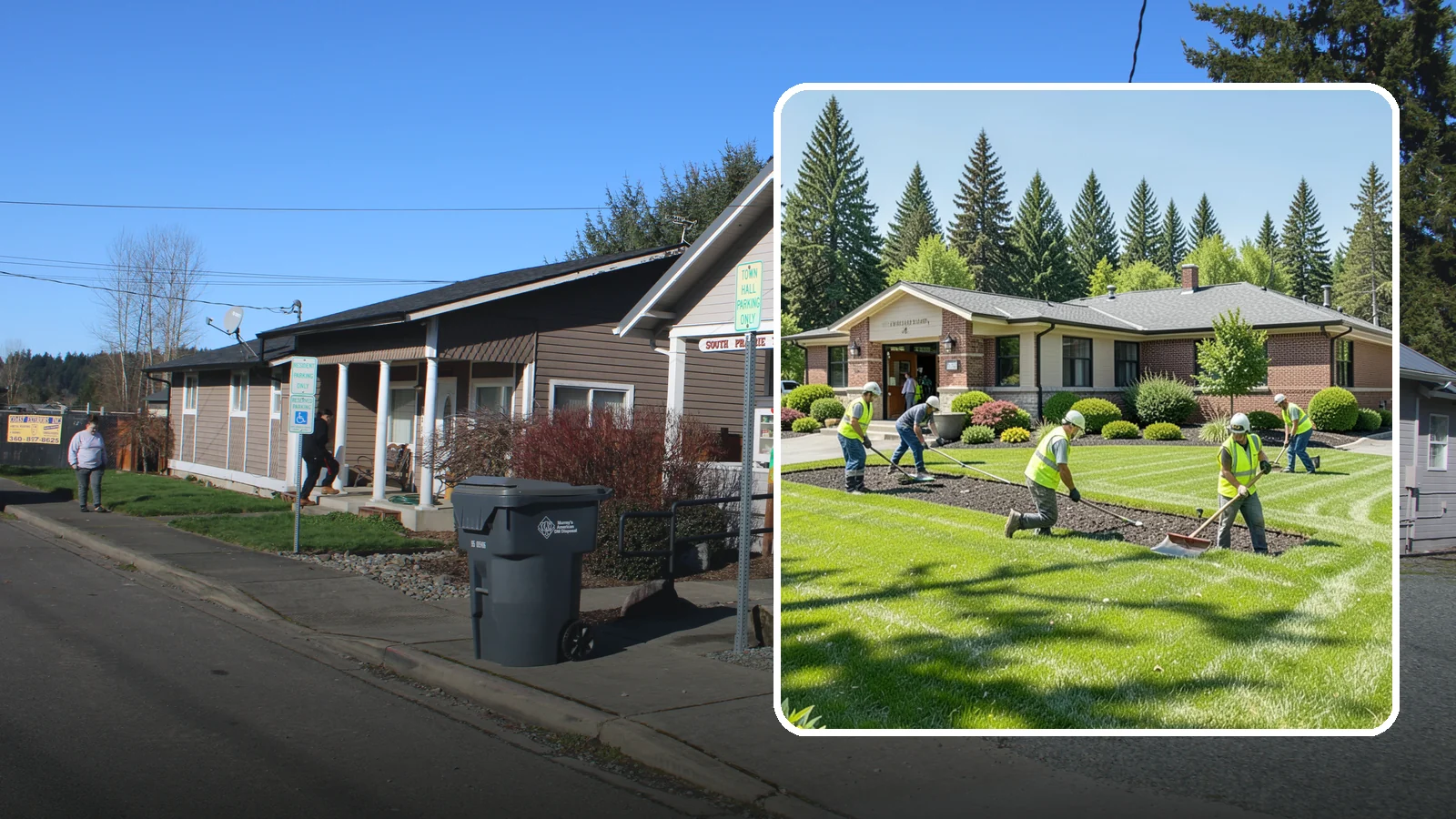 Fire District Grounds Maintenance in South Prairie, Pierce County, WA - Grounds maintenance for fire district stations and training facilities across Western Washington.