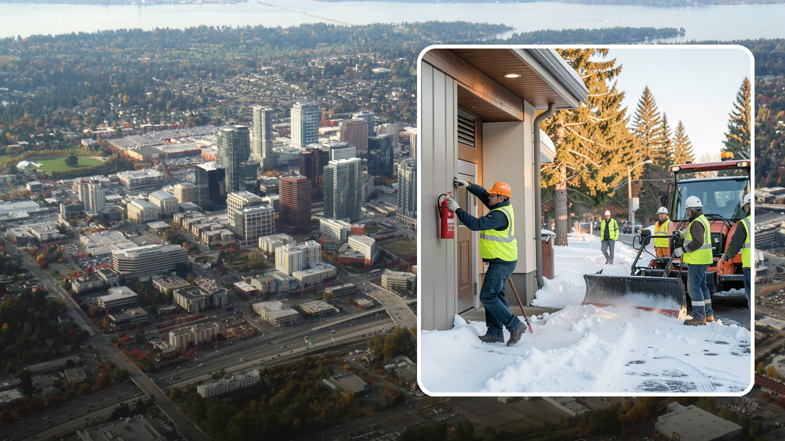 Fire Extinguisher Service in Bellevue, King County, WA - Portable fire extinguisher inspection, recharge, and certification for public buildings and facilities.